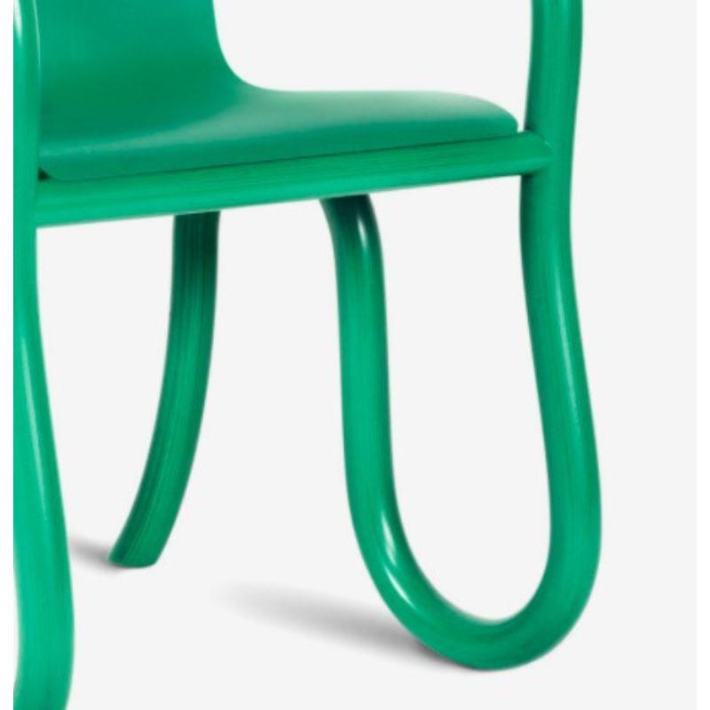 Finlandais Chaise de salle à manger Kolho vert Spectrum d'origine, MDJ KUU par Made by Choice en vente