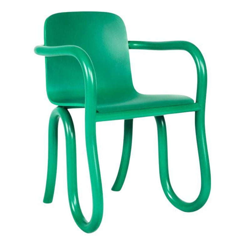 Chaise de salle à manger Kolho vert Spectrum d'origine, MDJ KUU par Made by Choice en vente