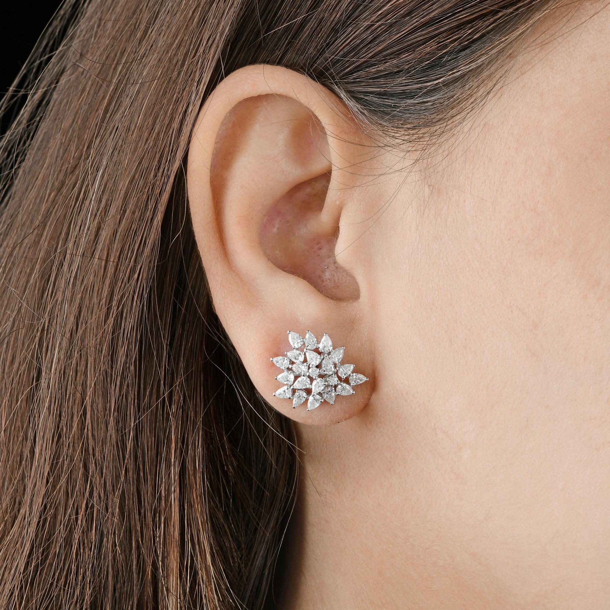 Spectrum Jewels 2.10Ct SI/H Natürlicher Diamant Cluster Ohrstecker 18k Weißgold
Diamanten sind ein universelles Symbol für Ewigkeit und Stärke. Es ist ein April Birthstone und perfekt für Aries Zodiac. 

Einzelheiten:-
Artikel-Code :-