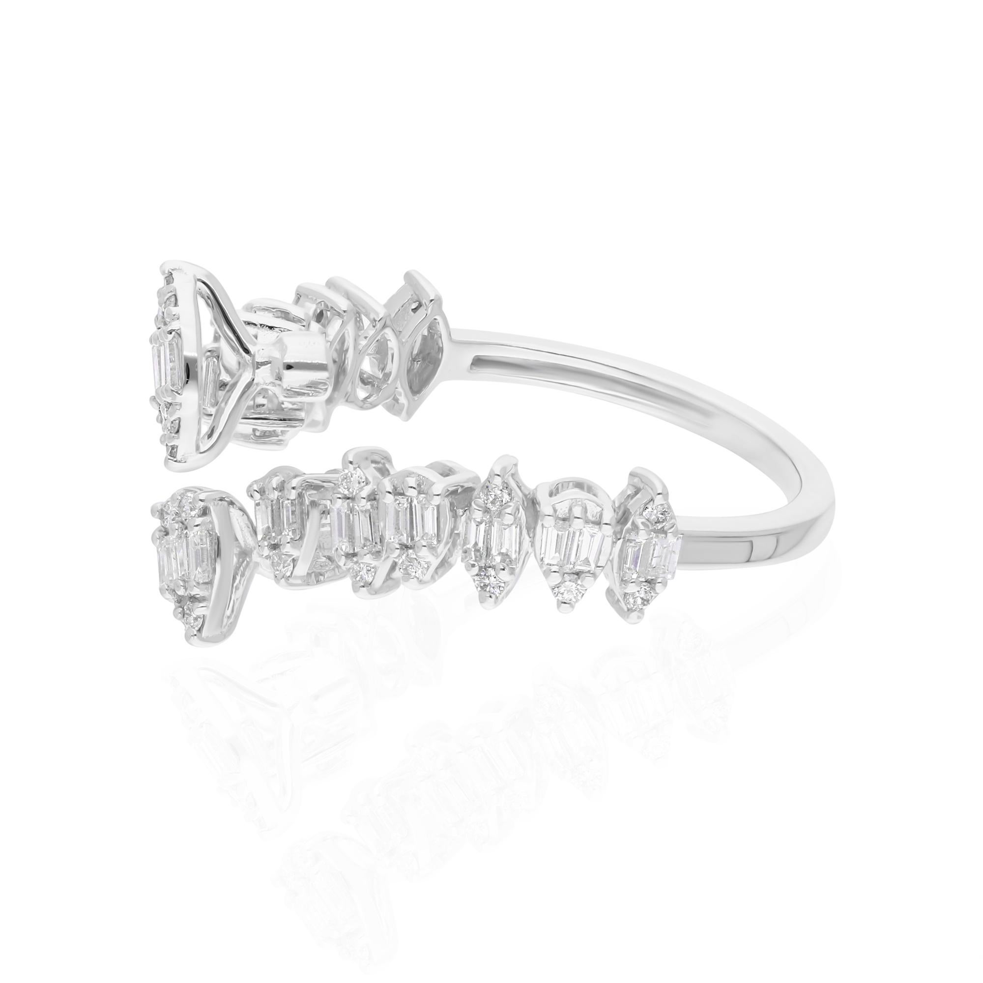 Realizzato in oro a 14 carati, questo squisito anello è impreziosito da 0,61 carati di diamanti scintillanti.

L'anello è una misura 7 US e può essere ridimensionato in una misura più grande o più piccola su richiesta. Segui la vetrina di Spectrum