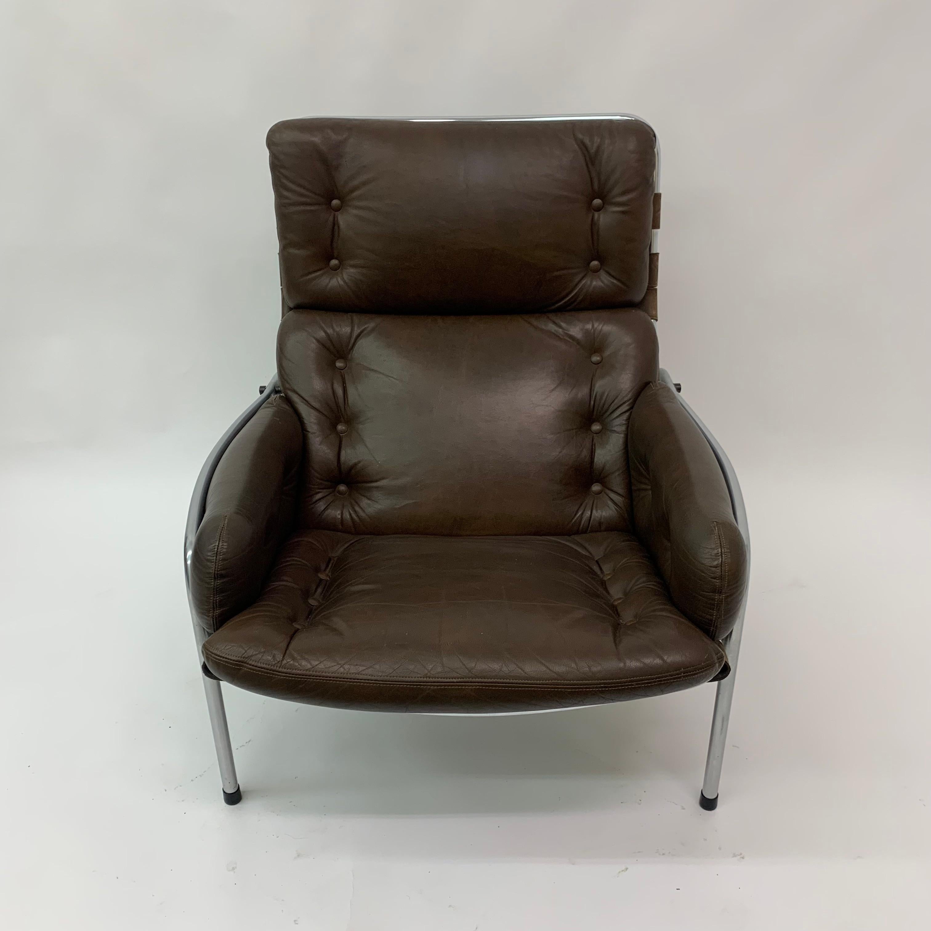 Spectrum ‘SZ09’ Nagoya Lounge Chair by Martin Visser, 1970s In Good Condition In Delft, NL