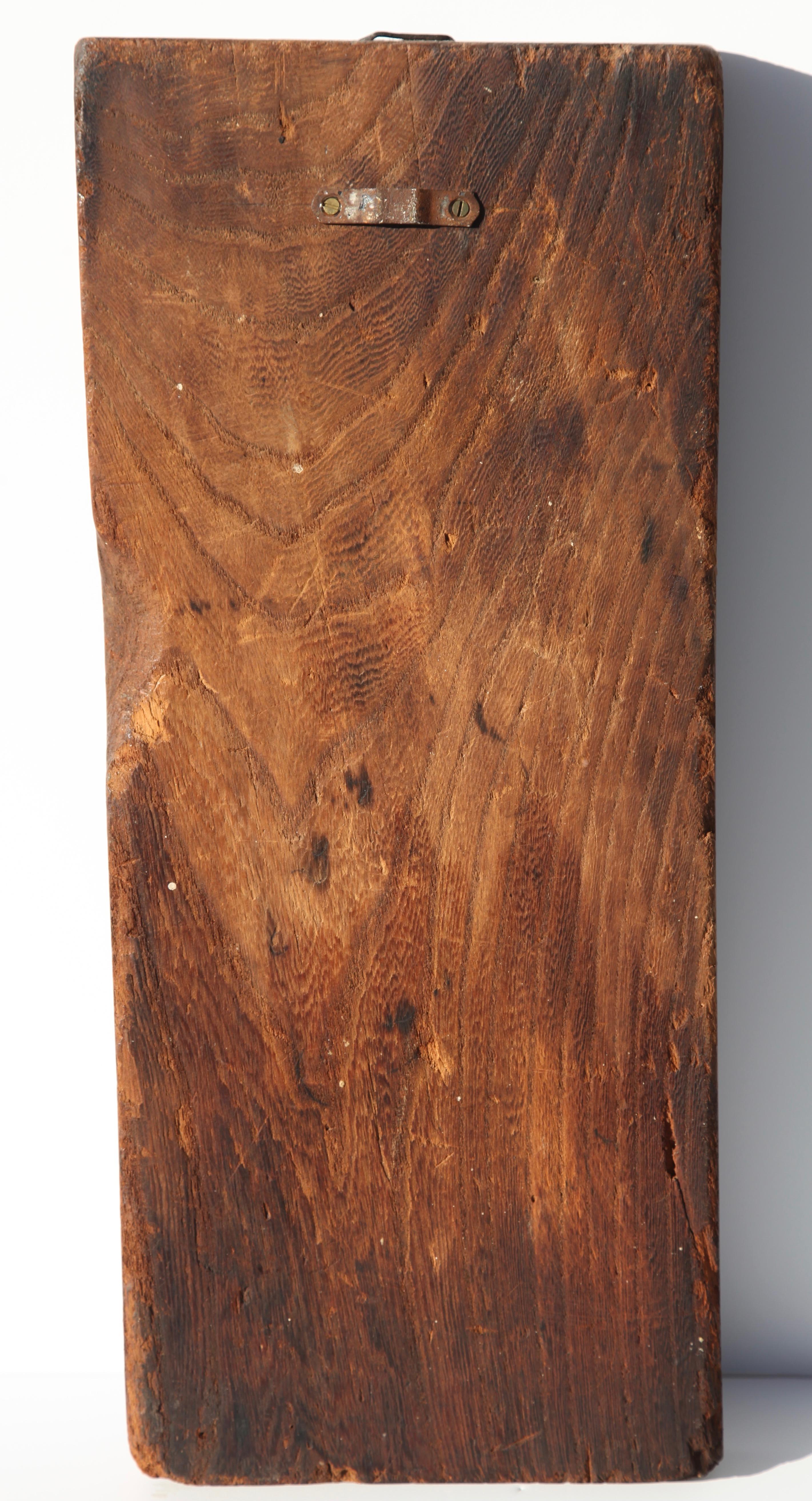 Elm ‘Speculaasplank’, Traditional Mold for the Belgian Version of ‘gingerbread man’