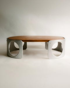 Speed Hole Table in Aluminum by Mike Serra