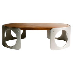 Speed Hole Table in Aluminum by Mike Serra