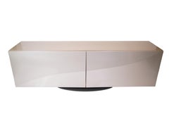 Speed Up Sideboard In High Gloss Grey Painted By Sacha Lakic For Roche Bobois