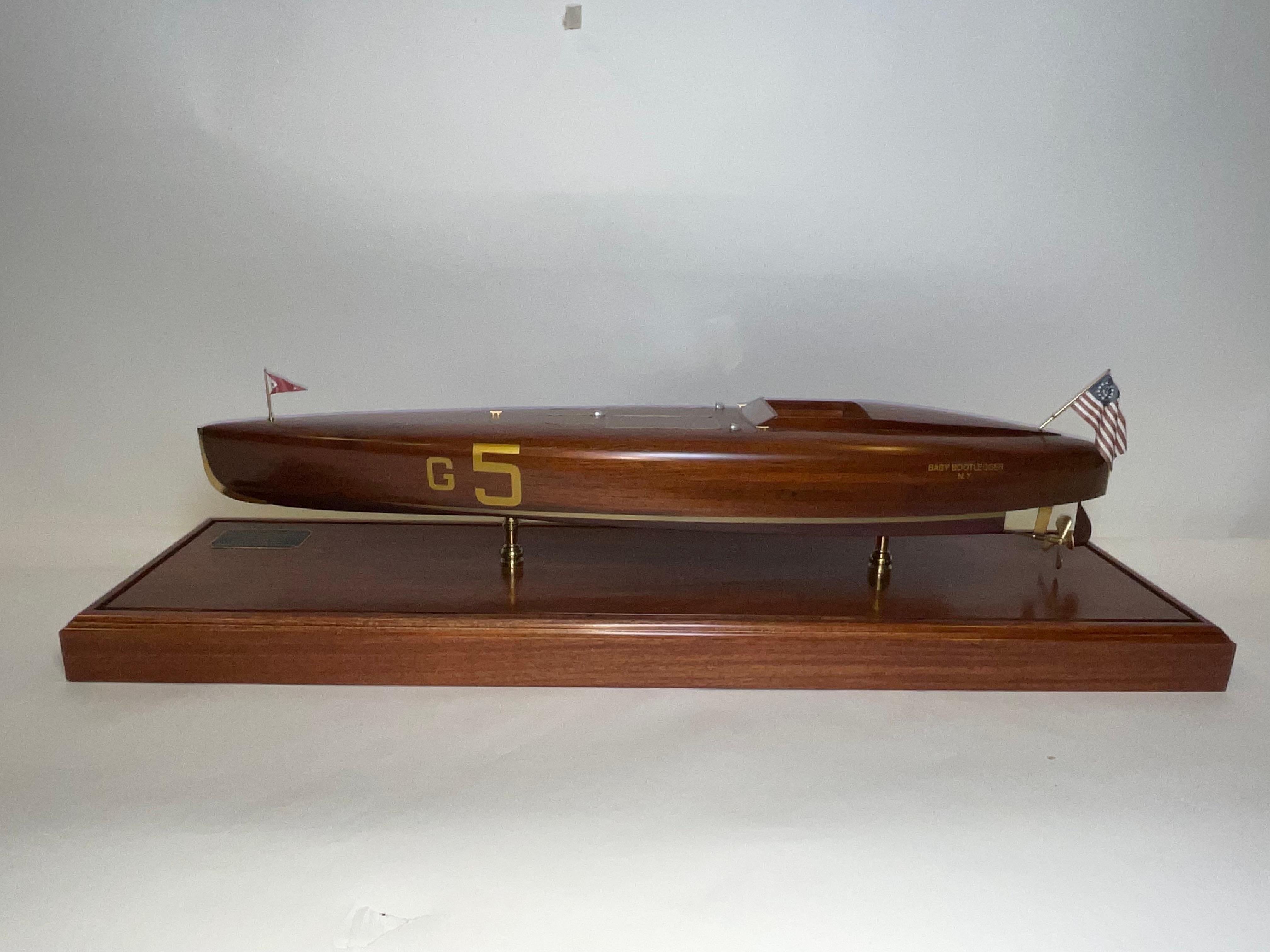 Modèle Speedboat Baby Bootlegger, lauréat de la Coupe d'or, 1925 en vente 6