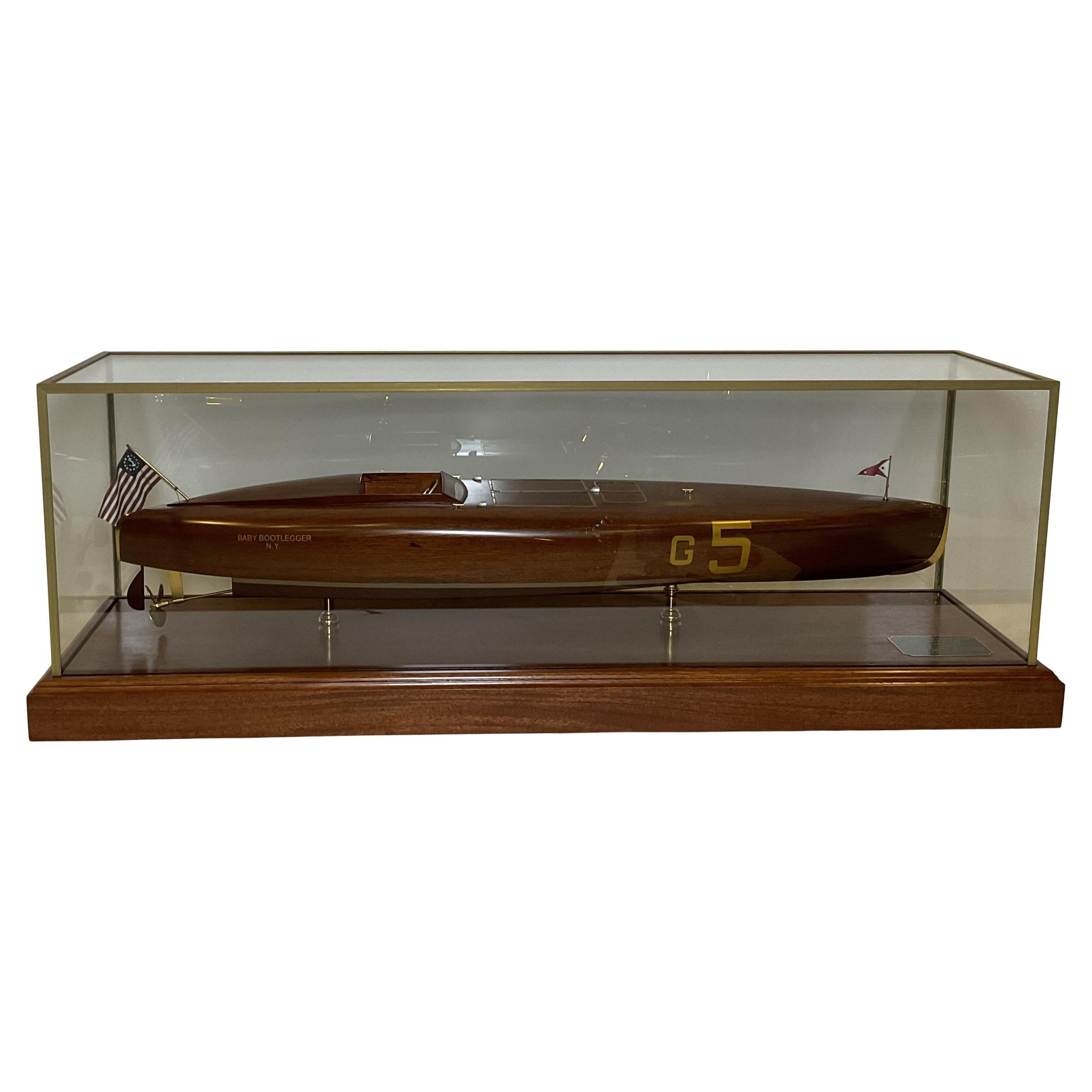 Speedboat Model "Baby Bootlegger", Gold Cup Winner, 1925