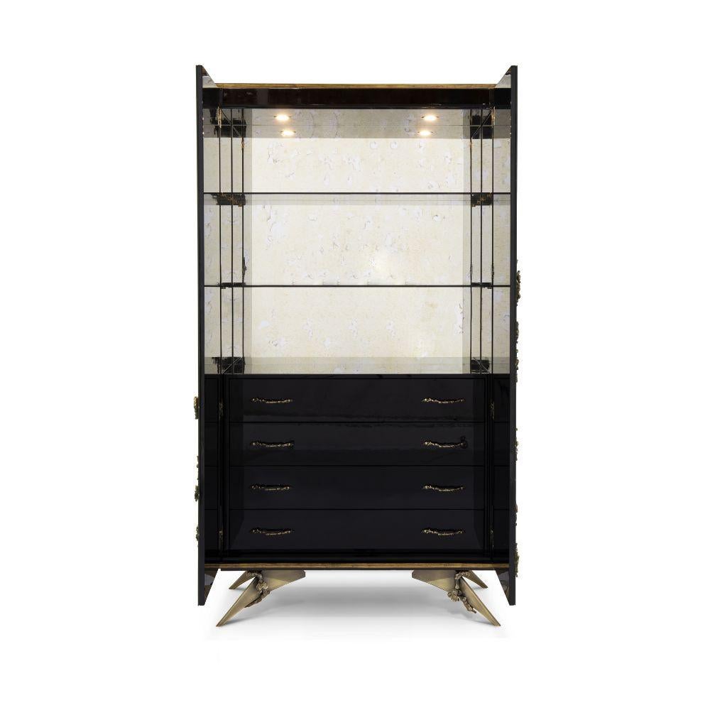 Portoghese Armoire a specchio invecchiato Spellbound in vendita