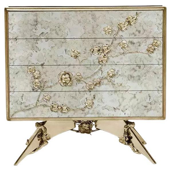 Spellbound Aged Mirror Nightstand
