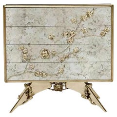 Spellbound Aged Mirror Nightstand