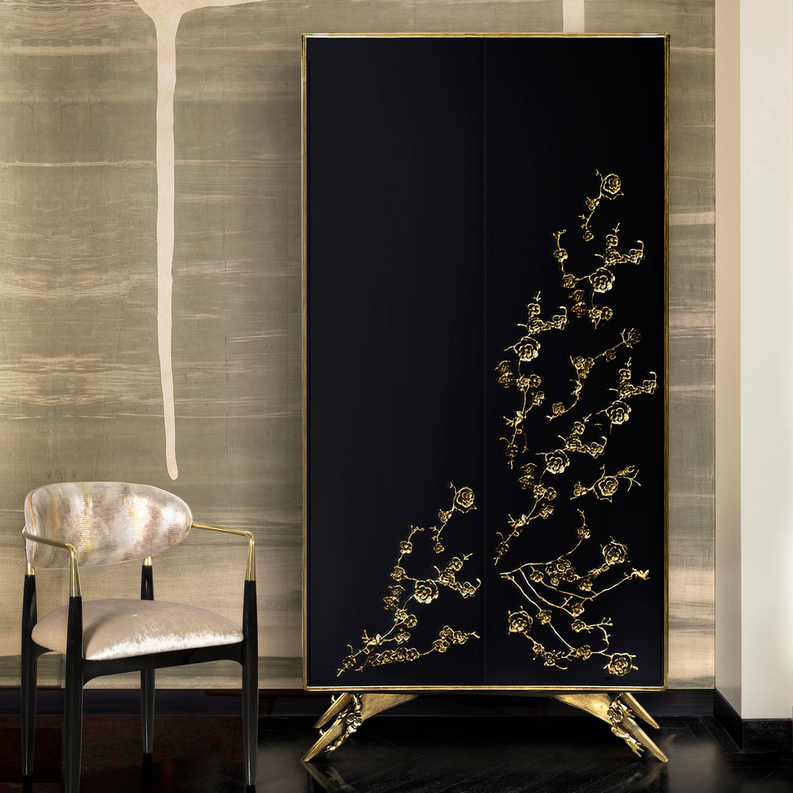 Spellbound Lacquer Armoire For Sale 3