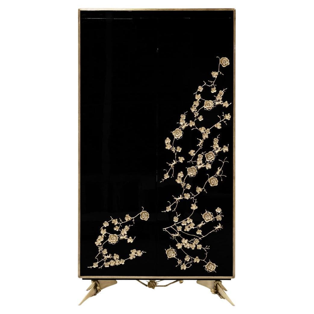Spellbound Lacquer Armoire For Sale