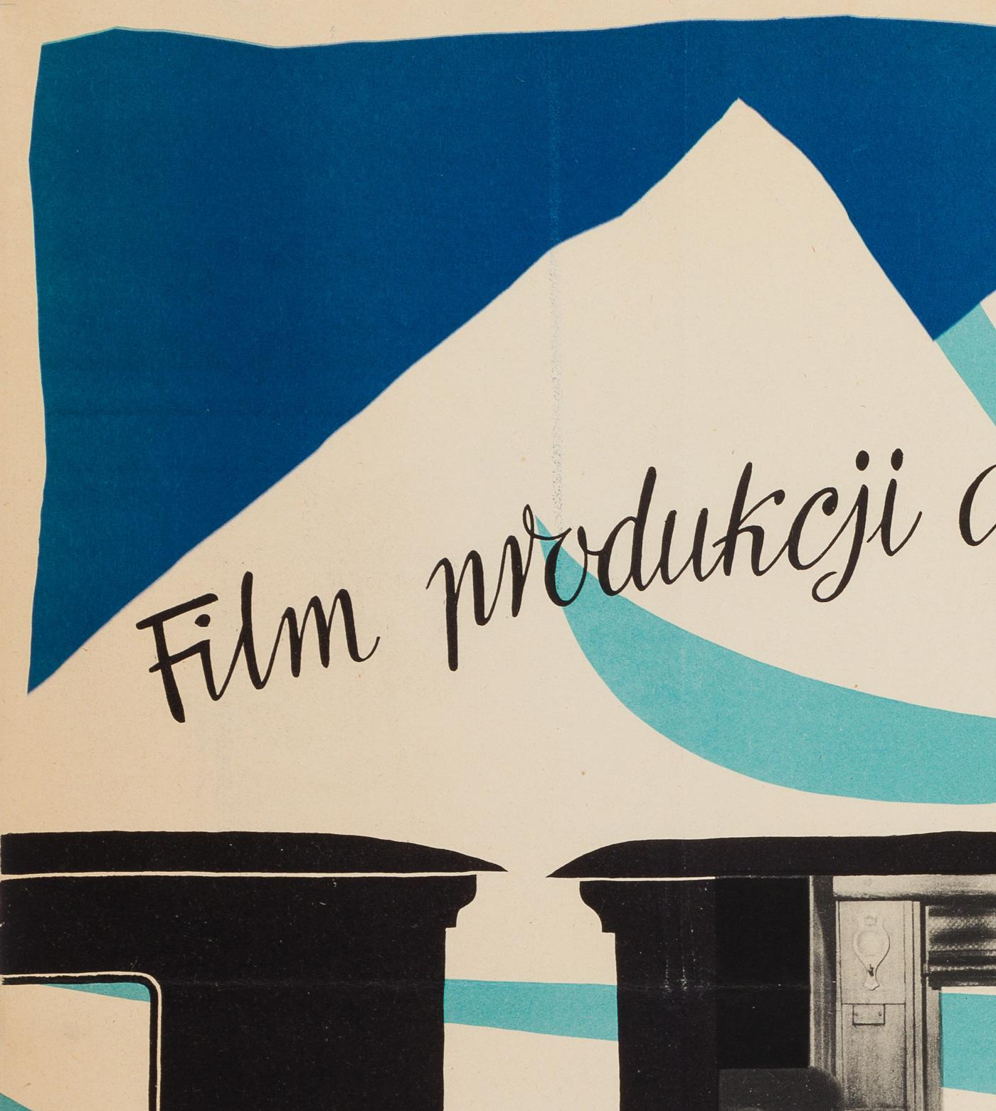 20th Century Spellbound Original Polish Film Poster, Andrzej Heidrich, 1959