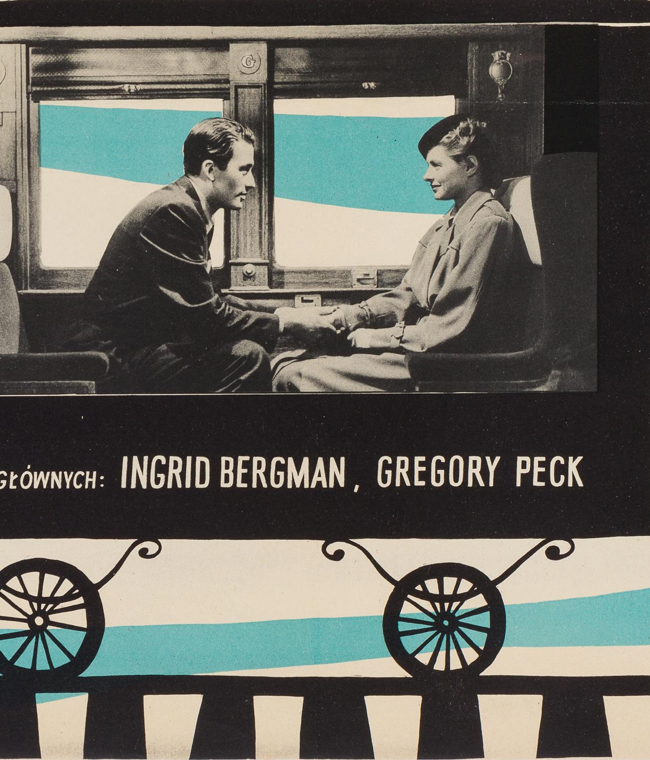 Spellbound Original Polish Film Poster, Andrzej Heidrich, 1959 1