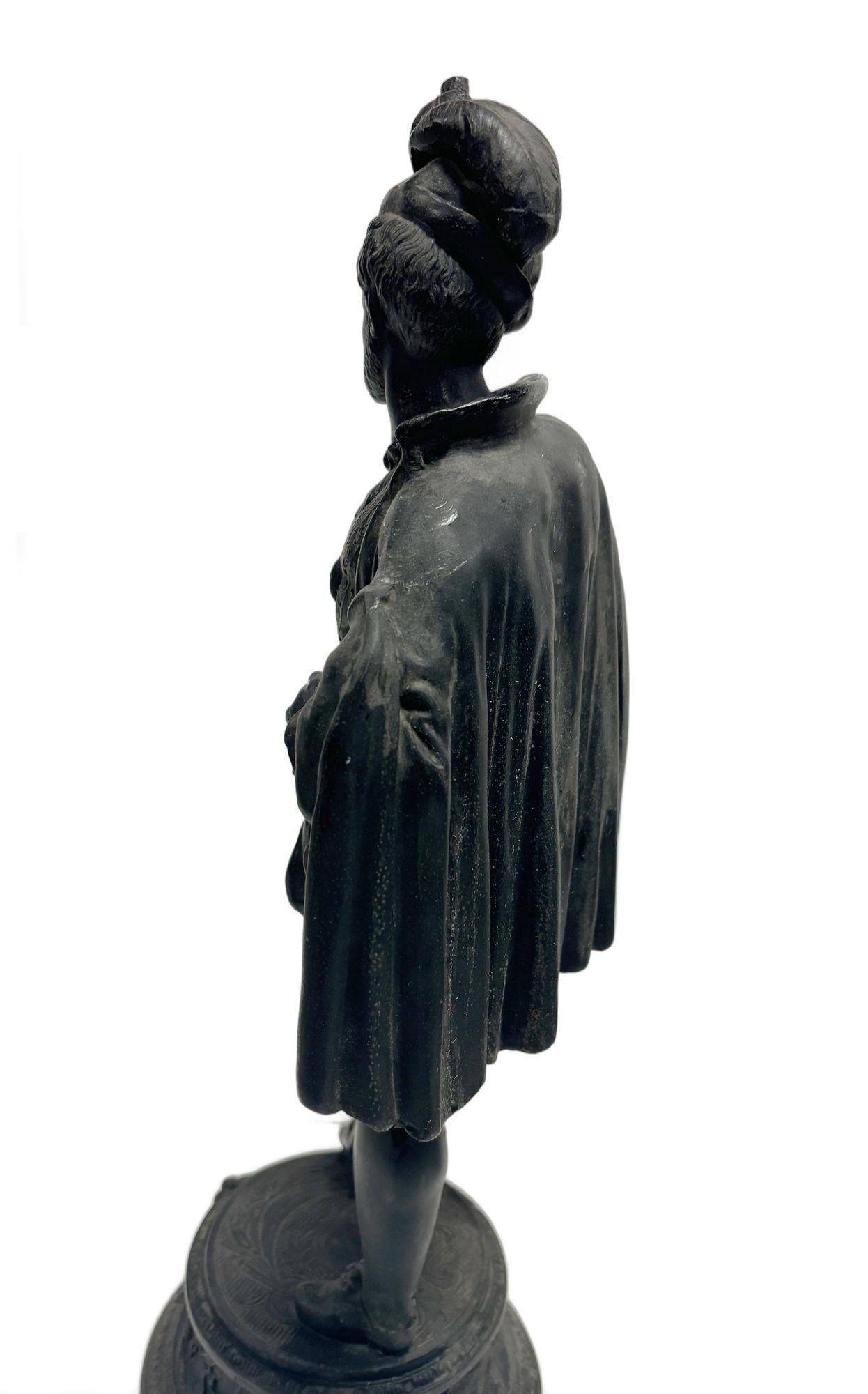 Cavalier-Statue aus Zinn (20. Jahrhundert) im Angebot
