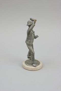 Spelter Tennis Or Badminton Player