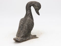 Duck en zinc et yeux en verre, Angleterre, début du 20e siècle