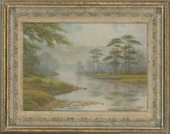 Spencer Coleman (geb. 1952) - Öl, Der Misty River, 20. Jahrhundert