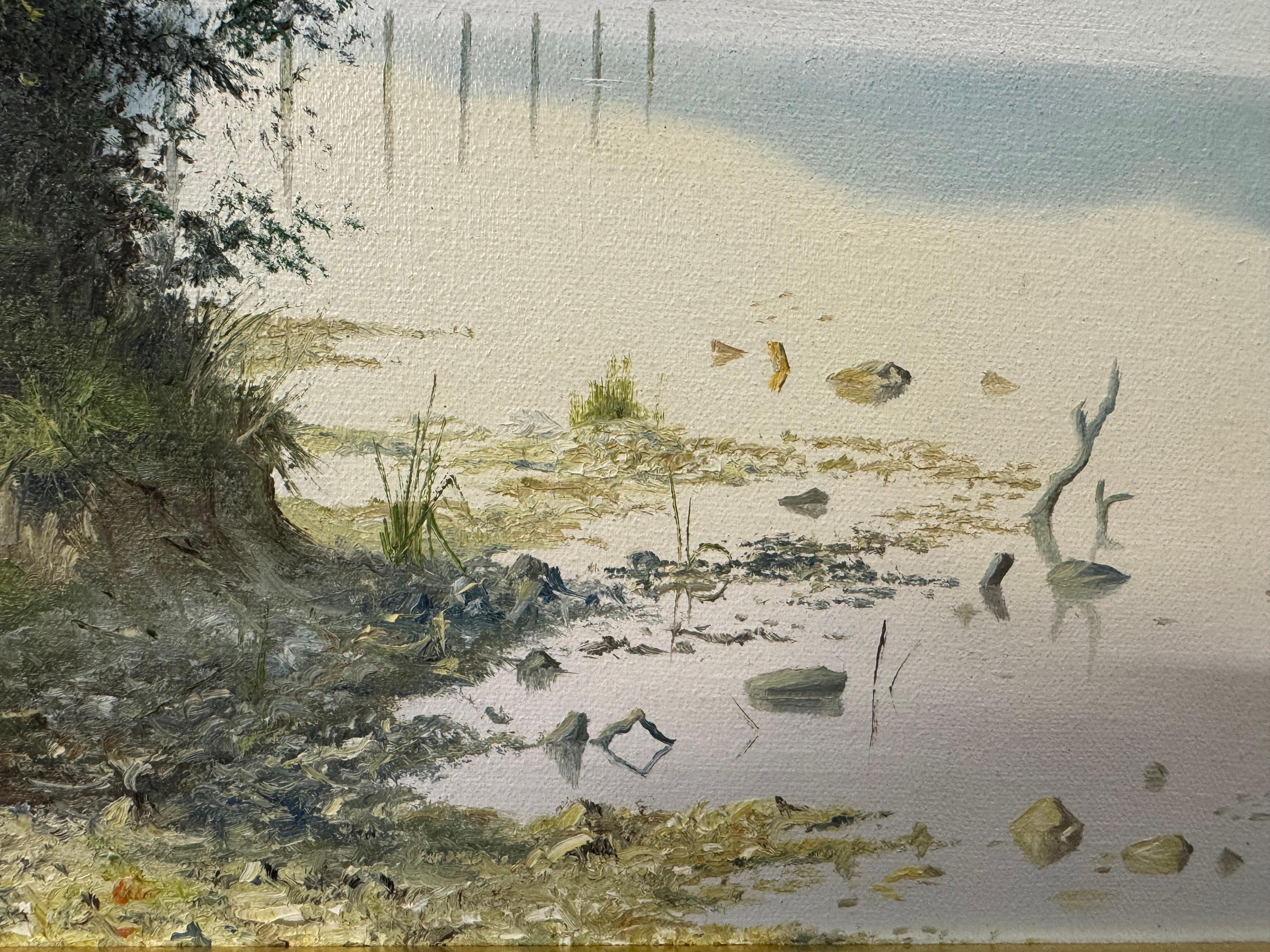 Le lac Castlewellan en Irlande du Nord par un artiste britannique du 20e siècle en vente 5