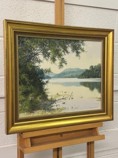 Castlewellan Lake in Northern Ireland by 20th Century British Artist