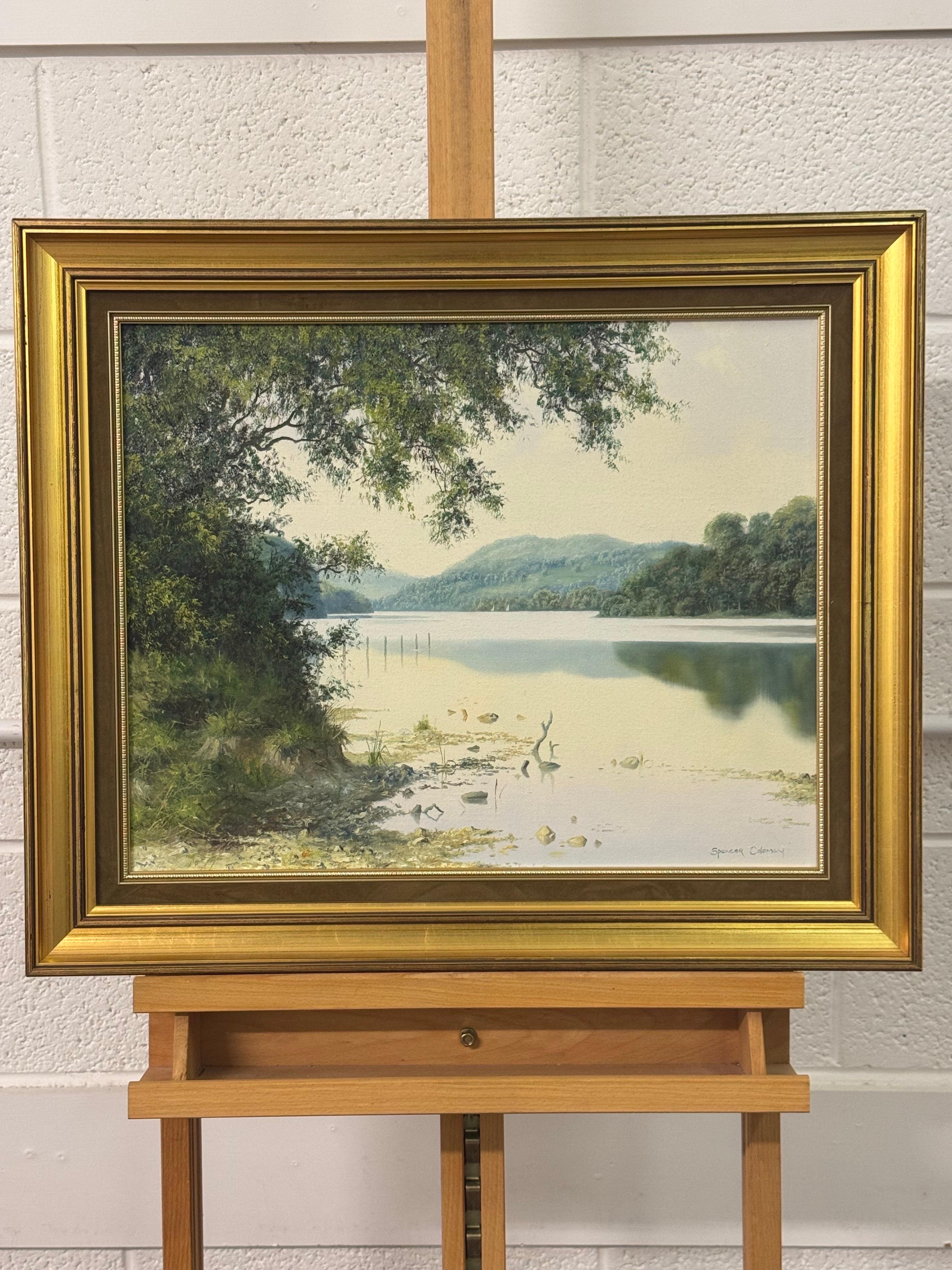 Le lac Castlewellan en Irlande du Nord par un artiste britannique du 20e siècle en vente 1