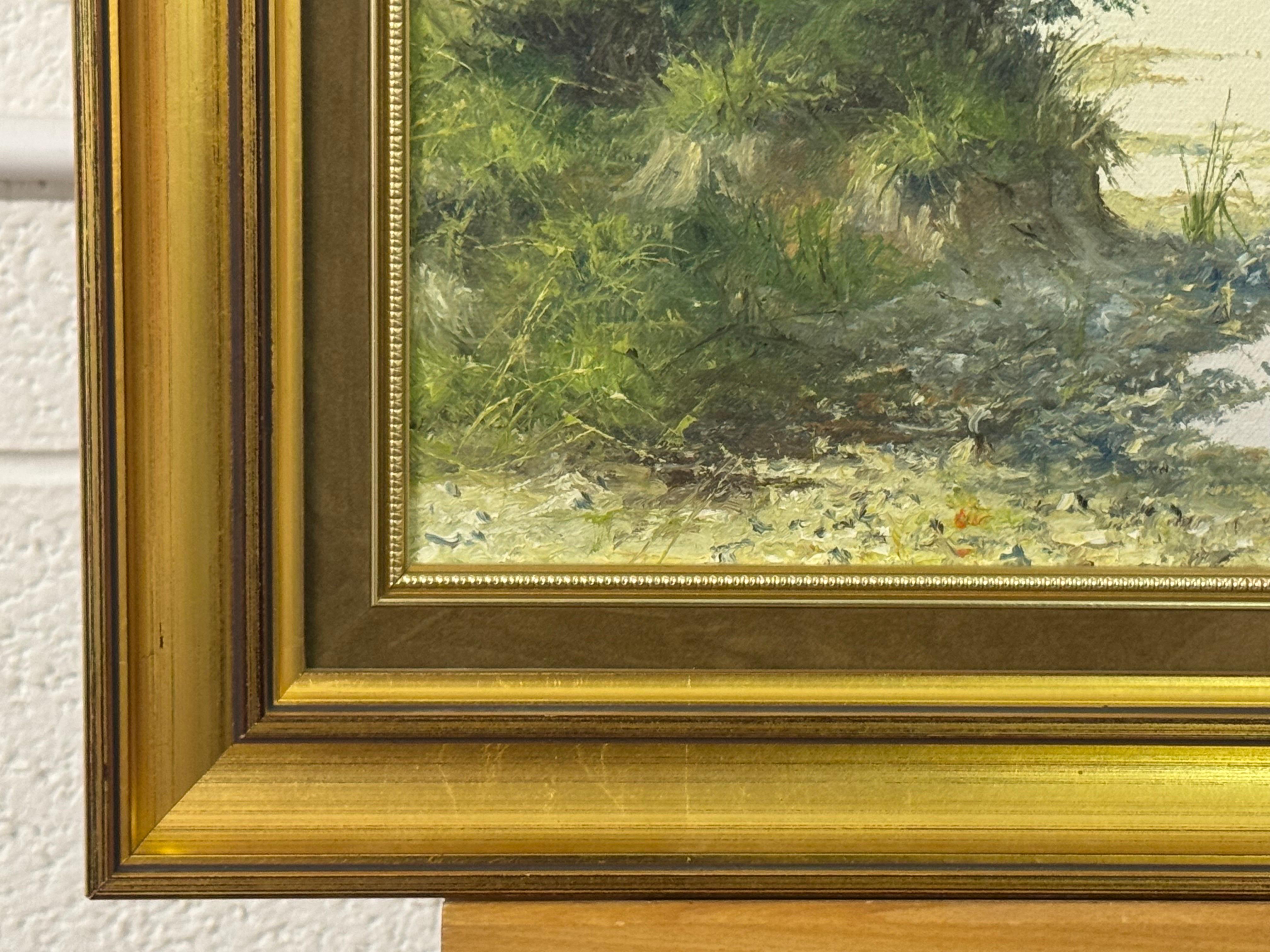 Le lac Castlewellan en Irlande du Nord par un artiste britannique du 20e siècle en vente 2