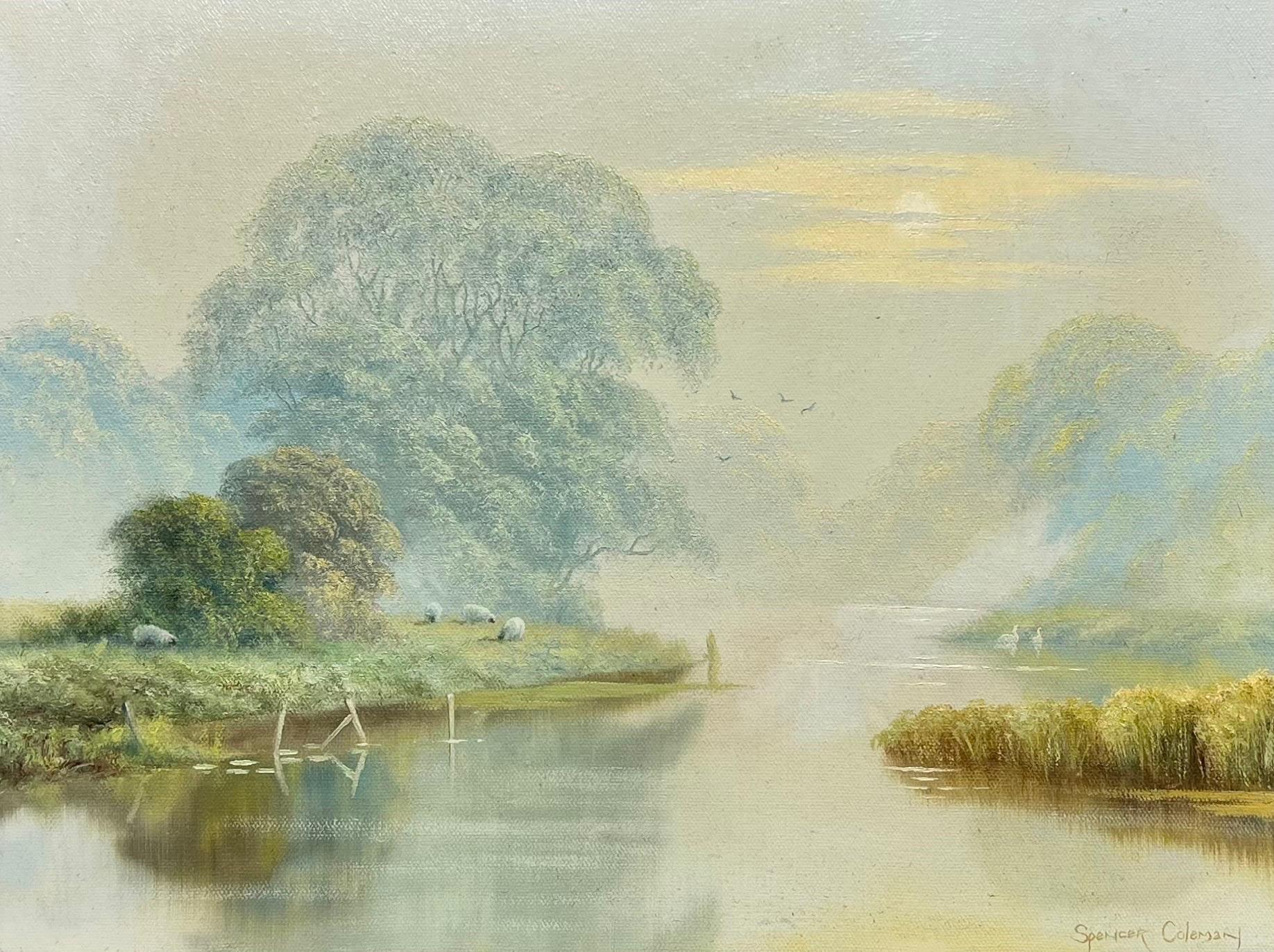 Spencer Coleman Landscape Painting - `Milly - foggy landscape