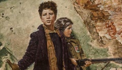 Boy with Molotov Cocktail, Soviet troops on Hungarian Revolution