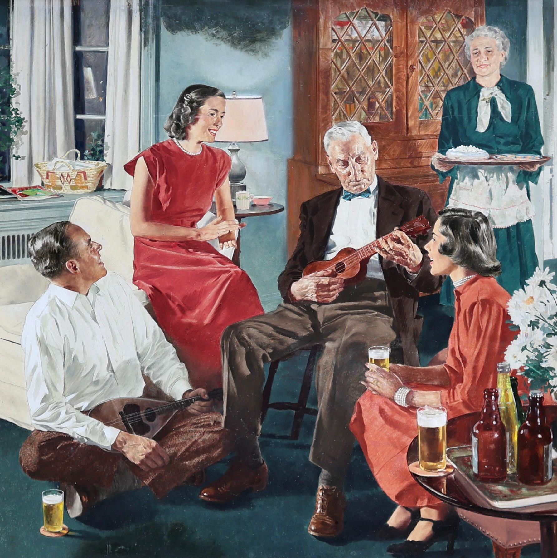 « The Family Gathering, Beer Belongs Advertisment