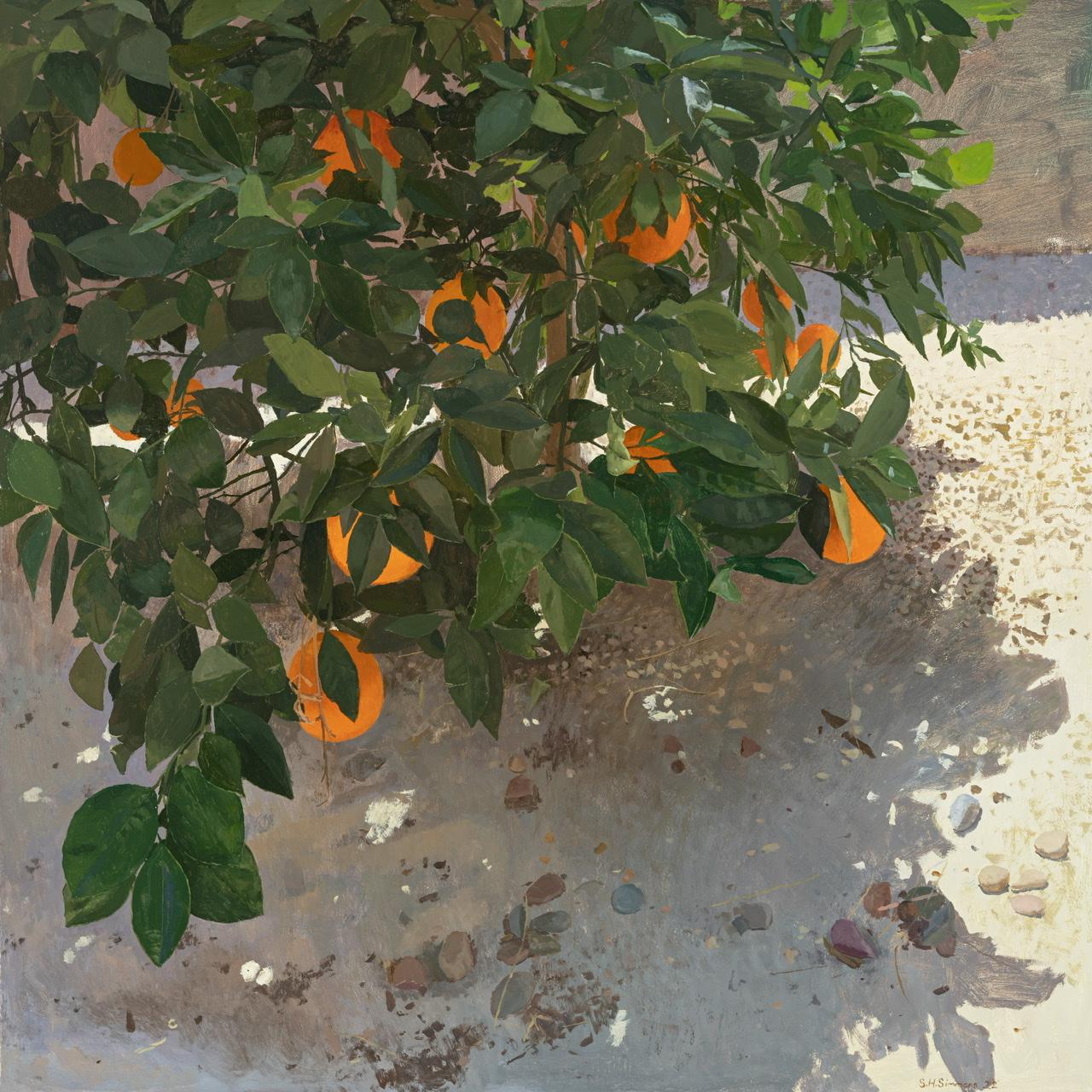 Spencer Simmons Landscape Painting - Springtime Citrus