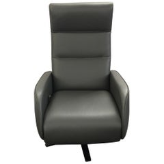 Used Wittmann Spencer Swivel Leather Recliner
