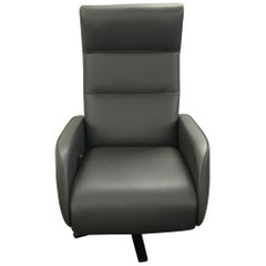 Wittmann Spencer Fauteuil de repos pivotant en cuir