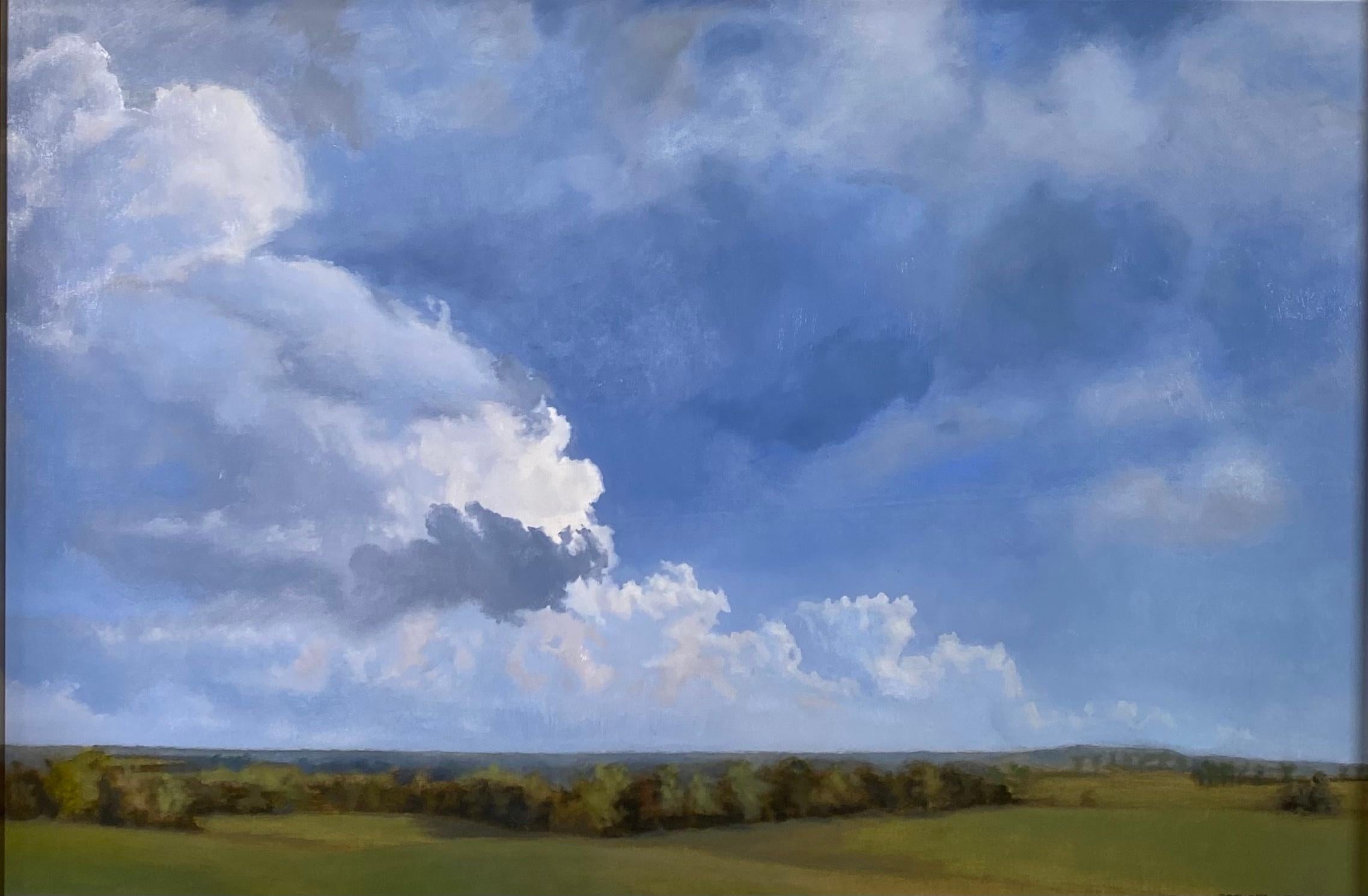 Spencer Verney  Landscape Painting - Hunt Country By Spencer Verney
