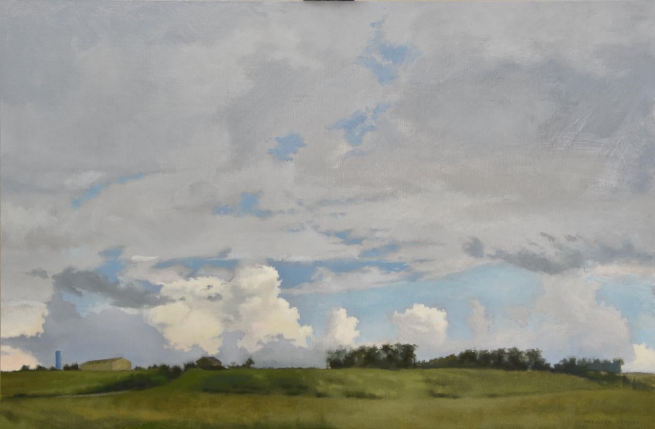 Spencer Verney  Landscape Painting - Newgarden