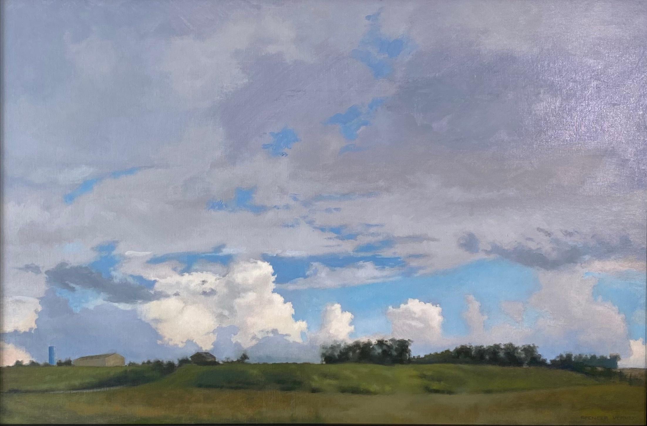 Spencer Verney Landscape Painting - Newgarden