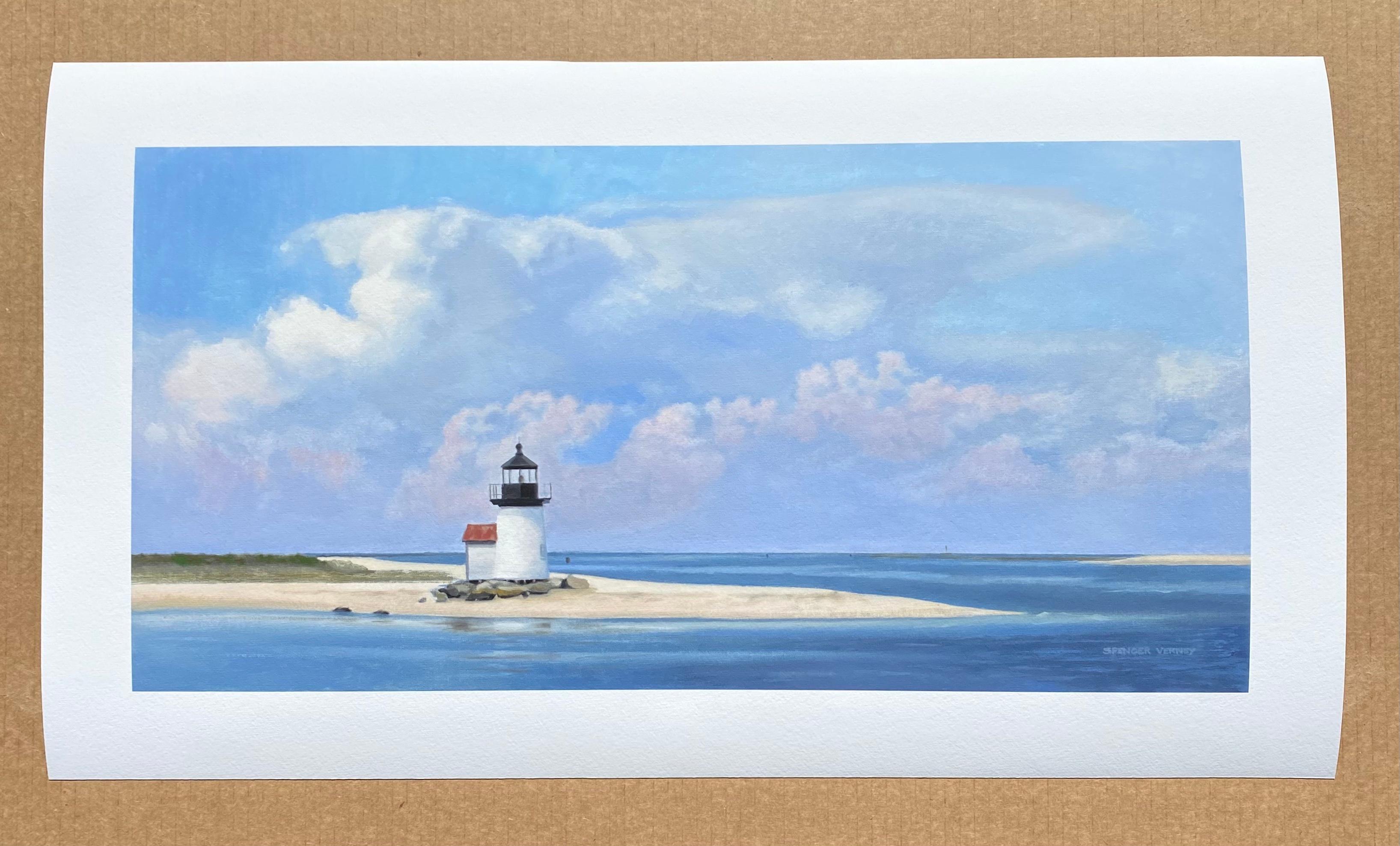 Nantucket, Brant Point Lighthouse (Limited edition giclée print) - Print by Spencer Verney