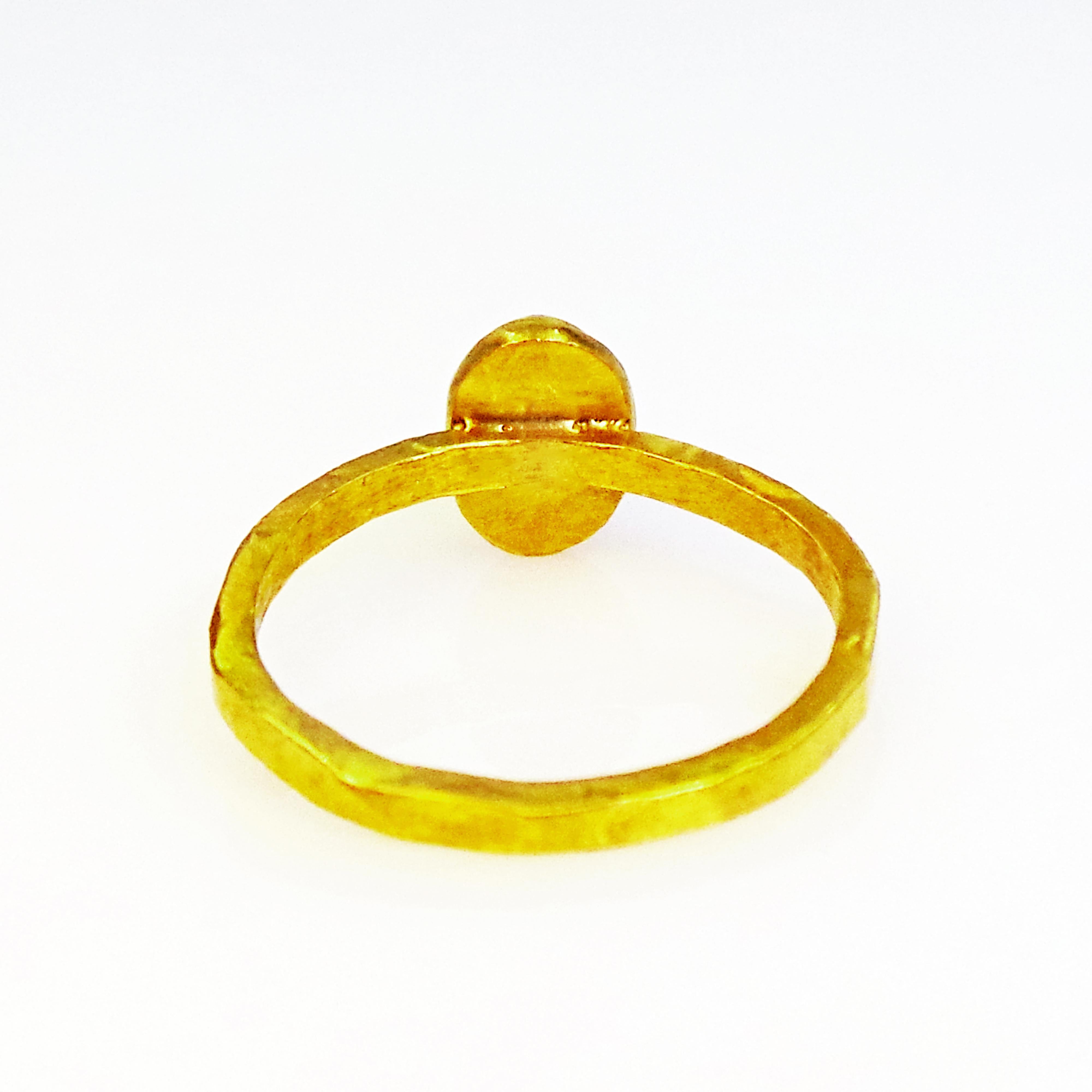 Spessartinischer Granat 22 Karat Gold Ring und Ohrhänger Set im Zustand „Neu“ im Angebot in Naples, FL