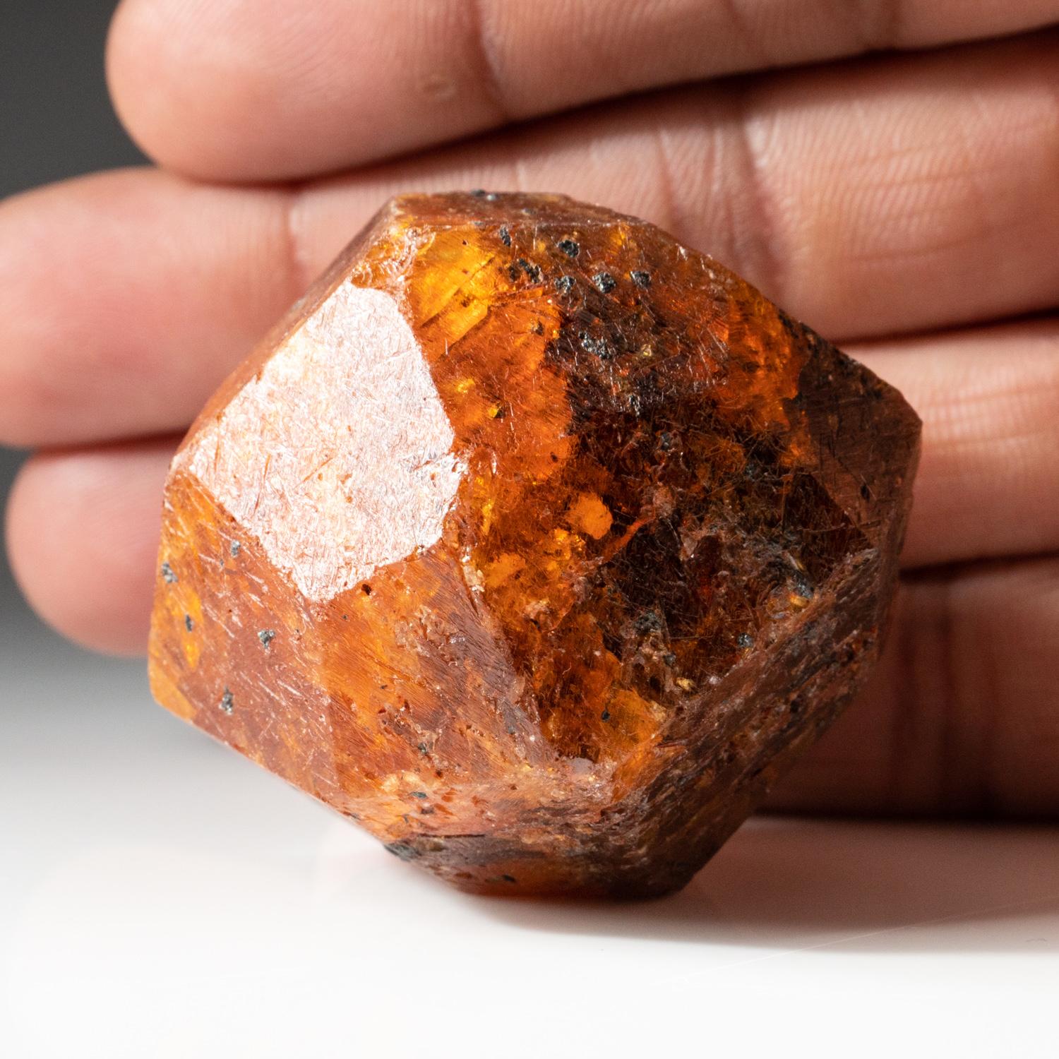 Tanzanian Spessartine Garnet Crystal from Loliondo, Arusha, Tanzania For Sale