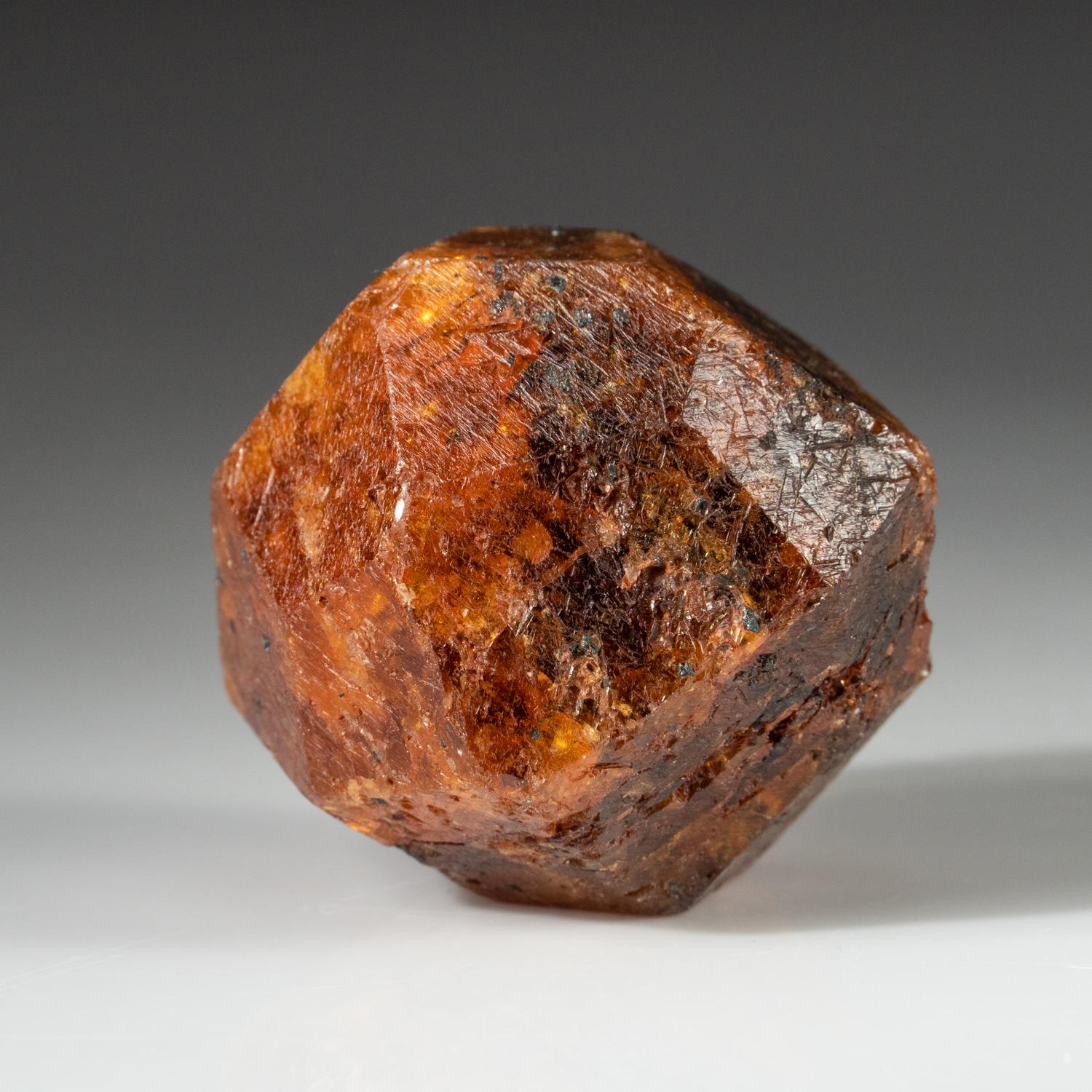 Contemporary Spessartine Garnet Crystal from Loliondo, Arusha, Tanzania For Sale