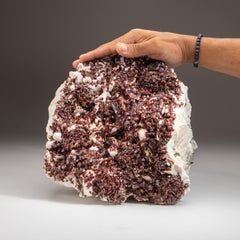 Spessartine Garnet on Albite from Shengus area, near Skardu, Pakistan
