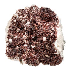 Spessartine Garnet on Albite from Shengus area, near Skardu, Pakistan