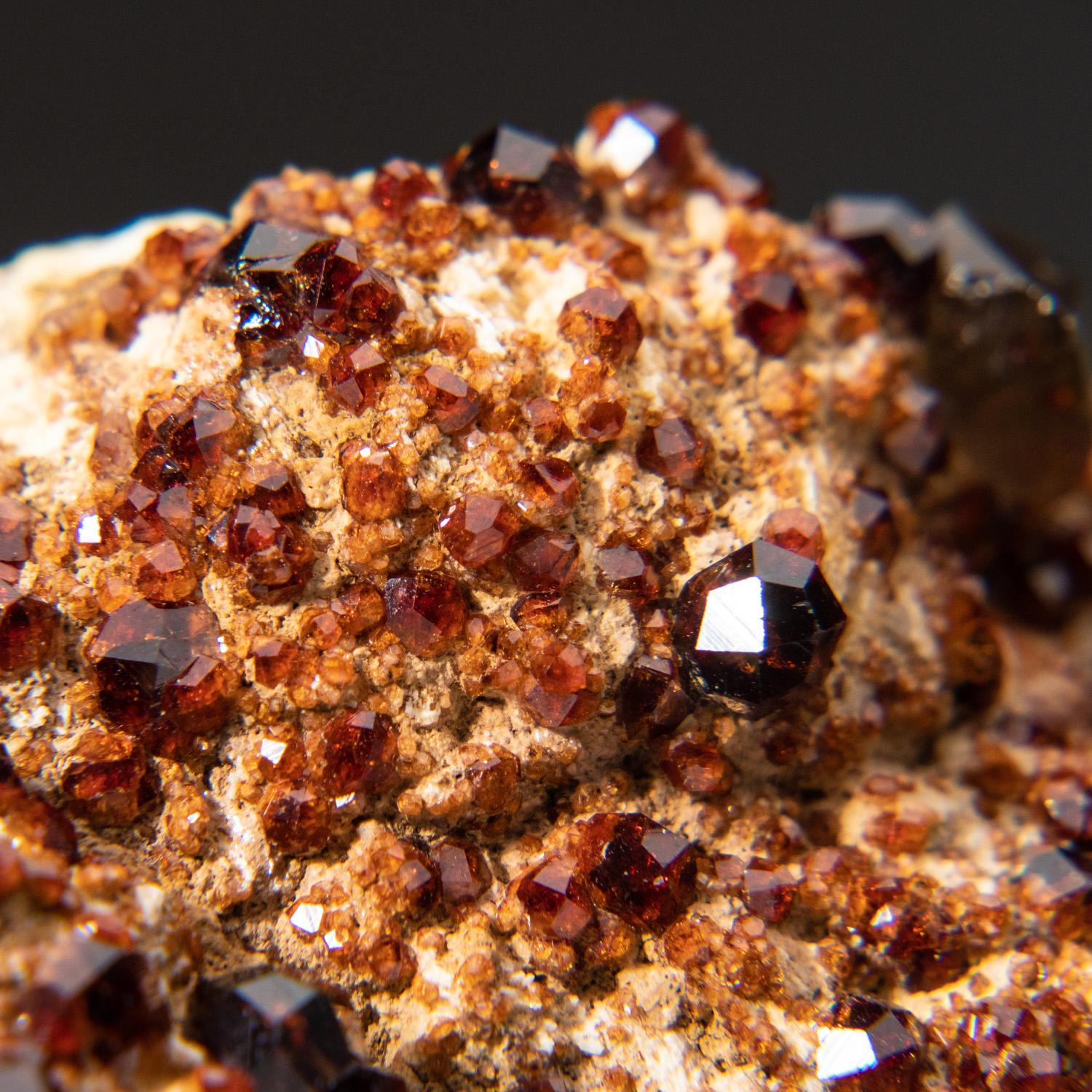 Spessartine Garnet with Smoky Quartz from Tongbei-Yunling District, China In New Condition For Sale In New York, NY