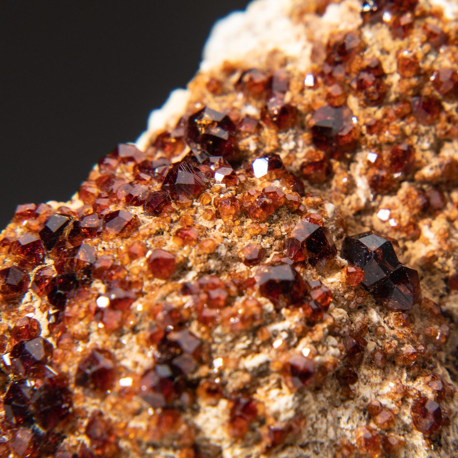 Contemporary Spessartine Garnet with Smoky Quartz from Tongbei-Yunling District, China For Sale