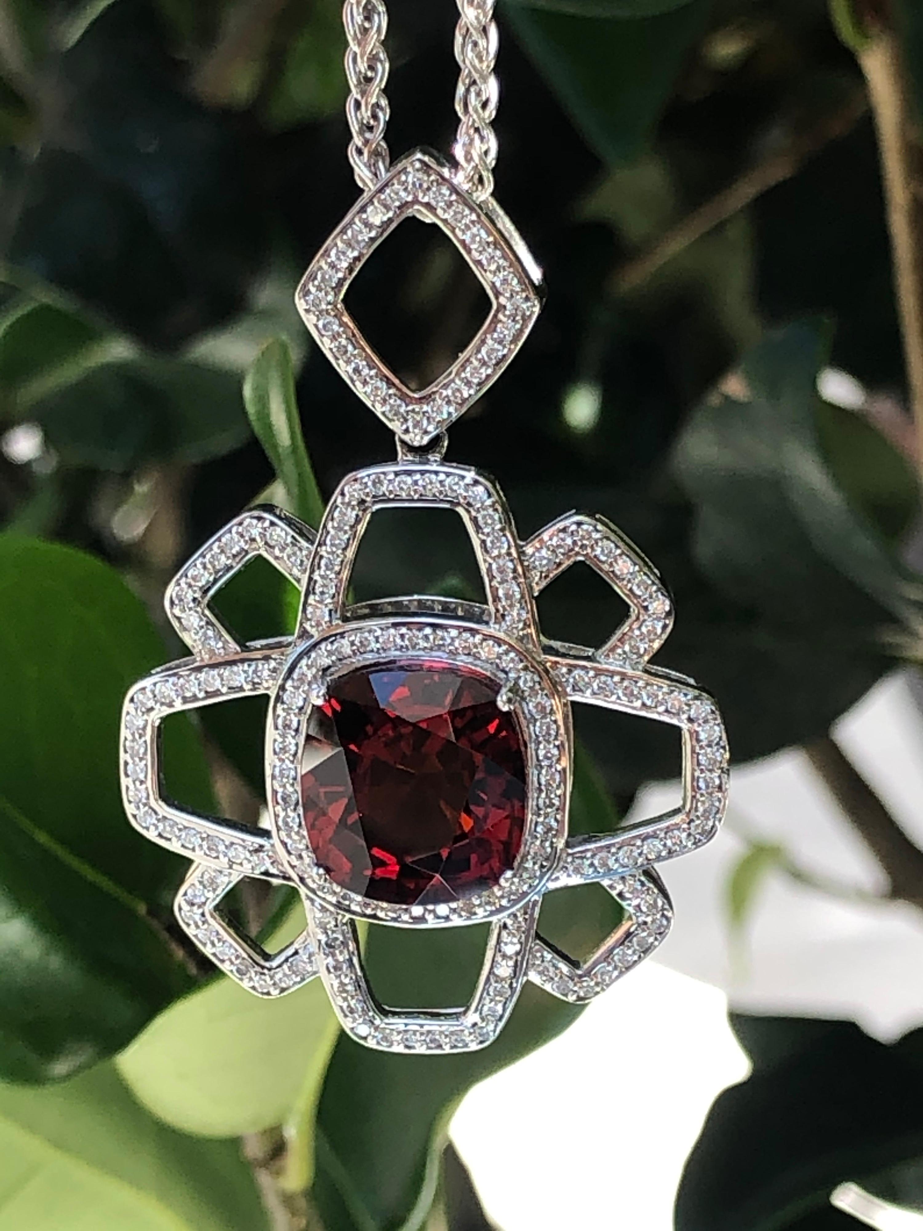spessartite pendants