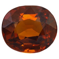 Pierre grenat spessartite grenat fantaisie grenat 2,525 carats pierre précieuse de Tanzanie