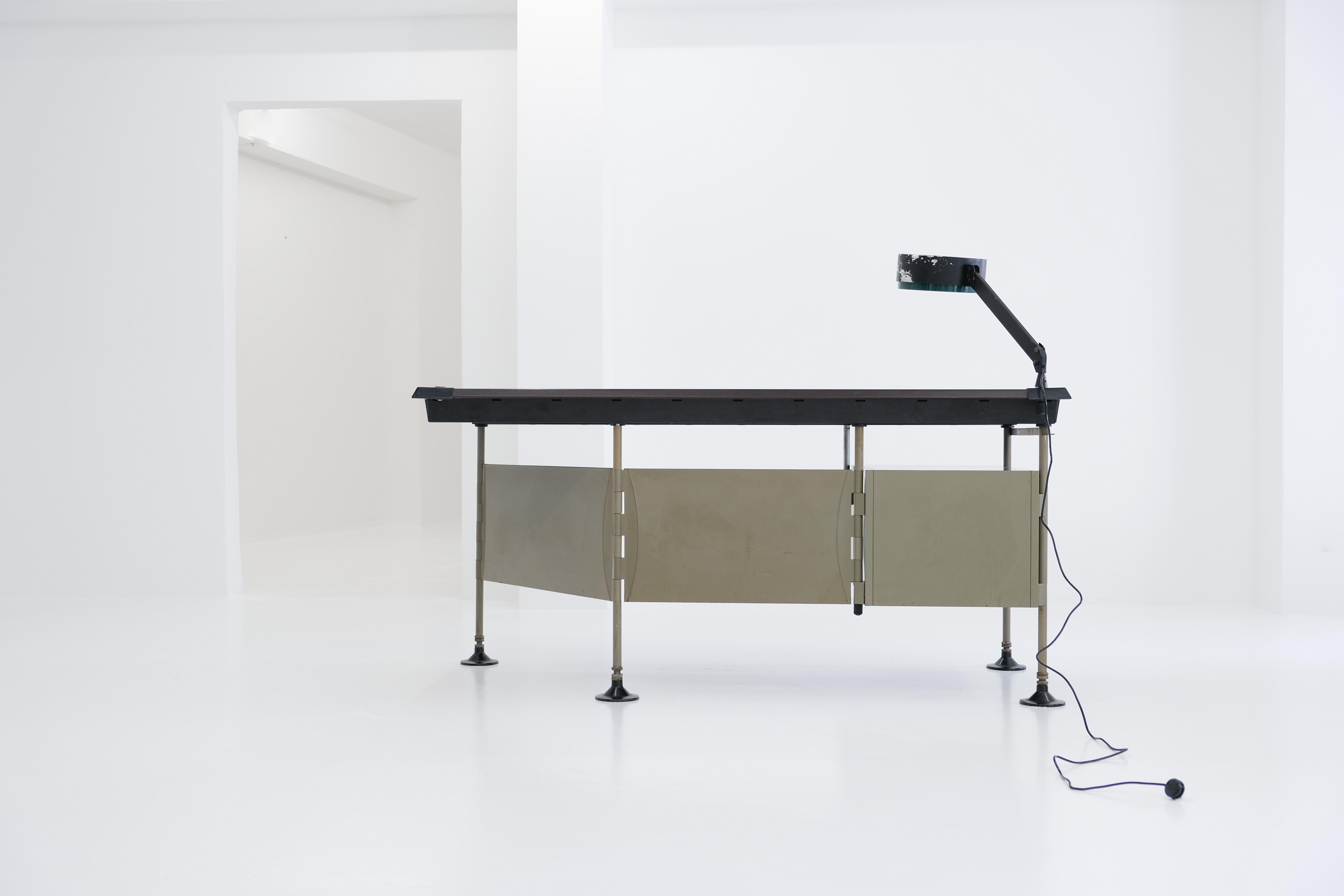 Italian Spezial Spazio Desk with Lamp by Studio BBPR for Olivetti