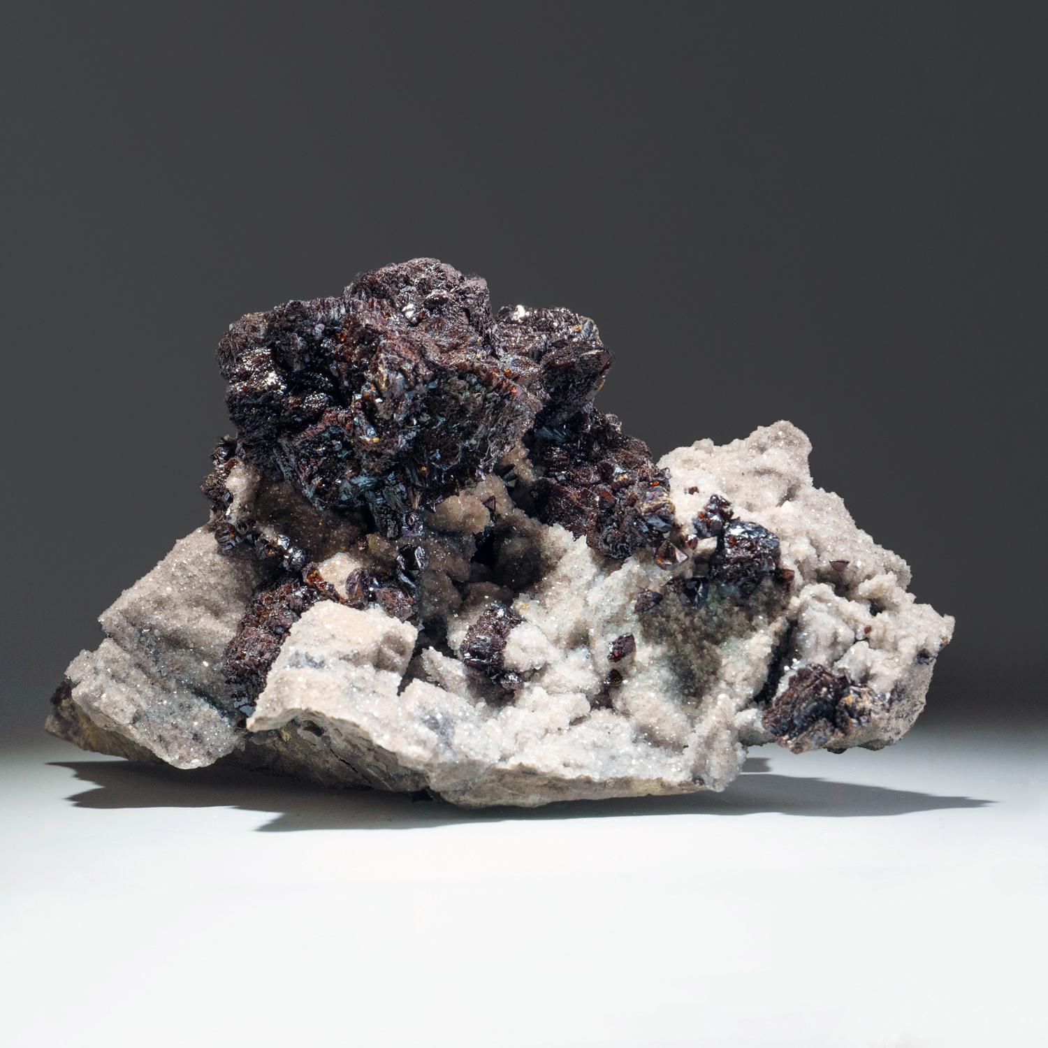 Russian Sphalerite with Quartz and Dolomite from Dalnegorsk, Primorskiy Kray, Russia For Sale