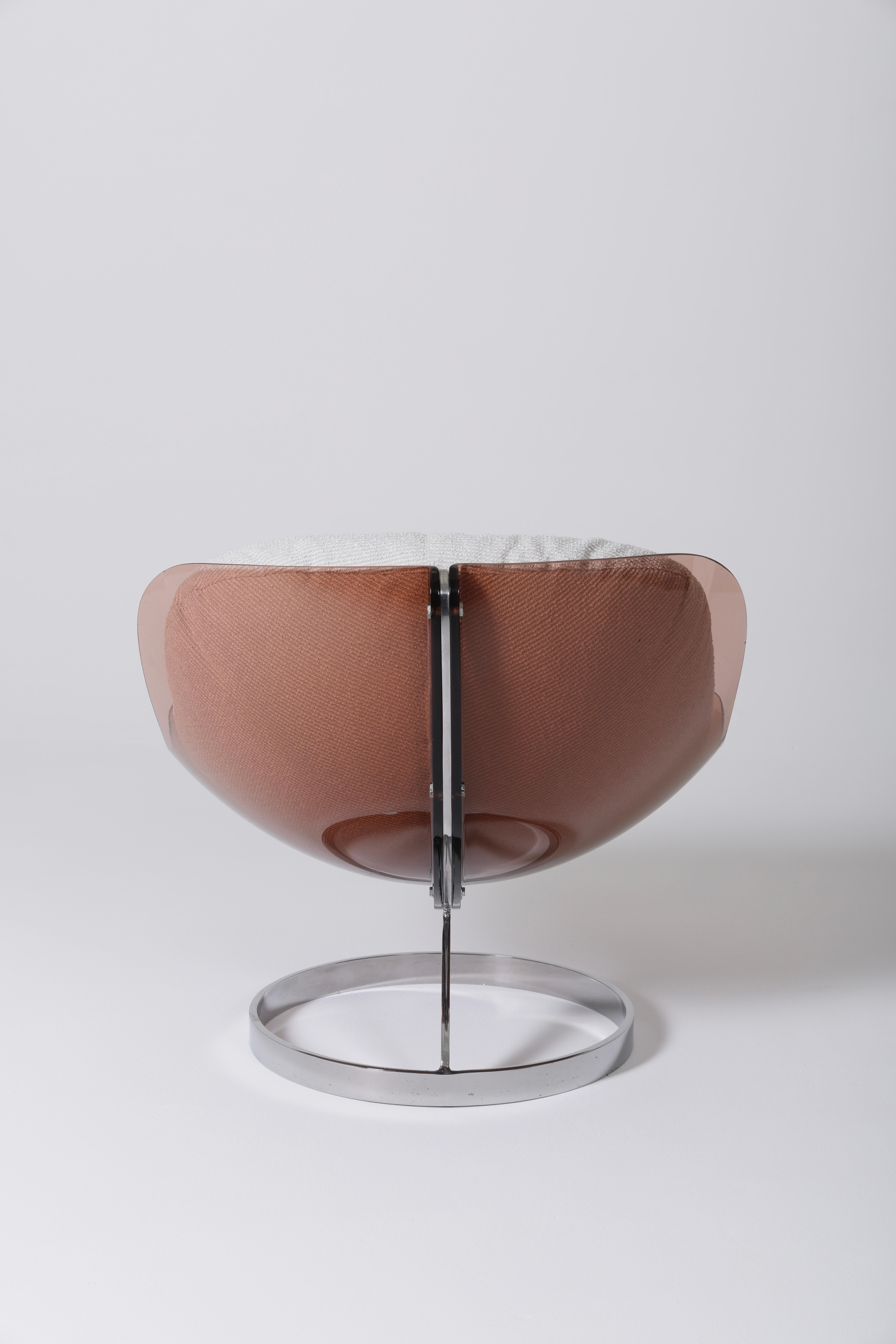 Fabric Sphere Armchair by Boris Tabacoff, 1970s
