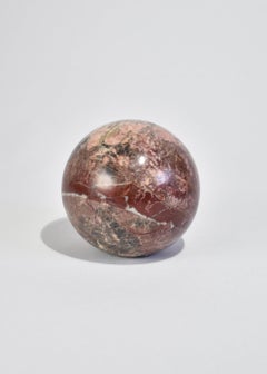 Sphere Bookend, Red