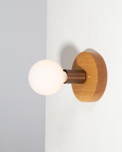 Sphere Bronze Oak Mount Wall Sconce by Lights of London